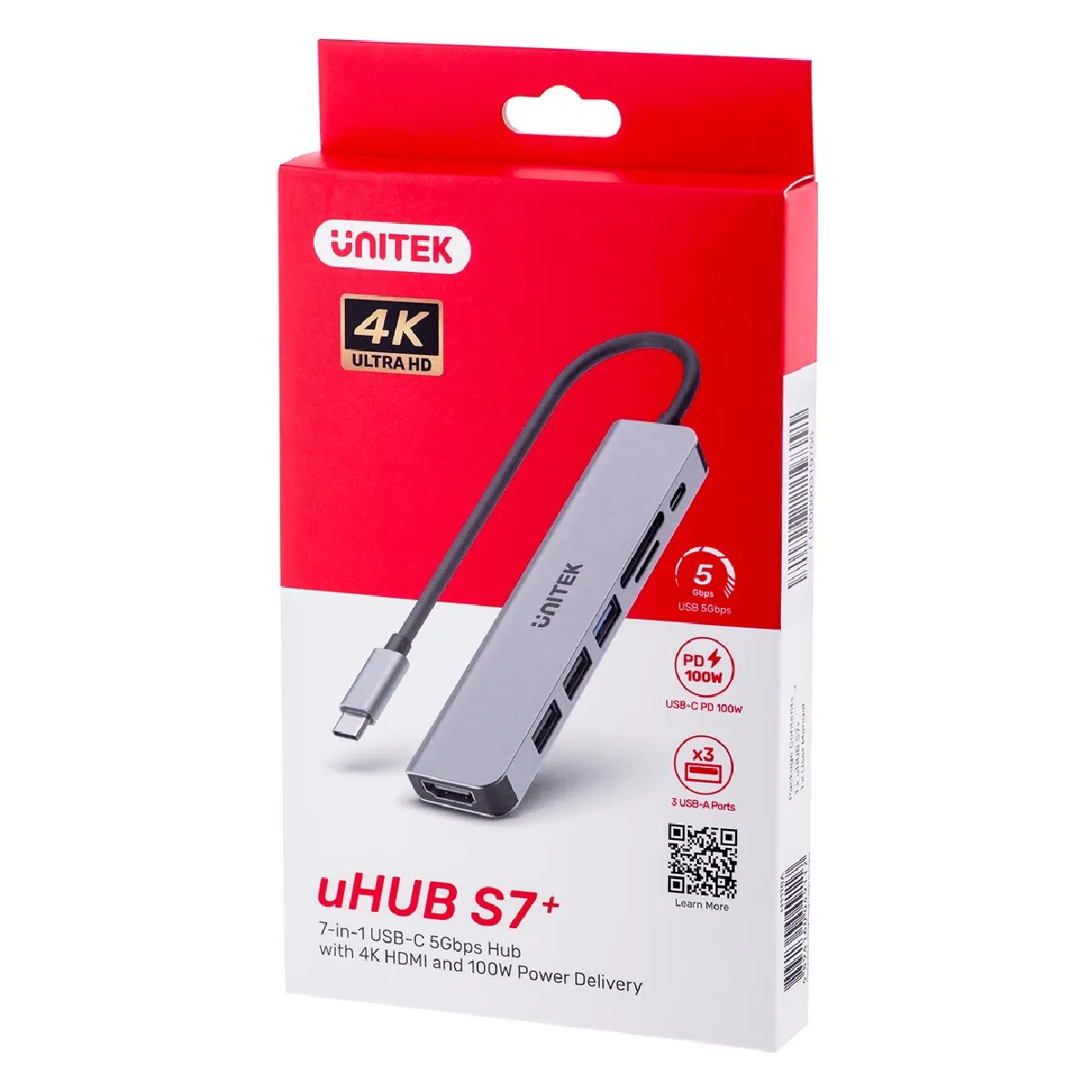 Unitek Hub Usb-C Usb 3.2 Gen 1