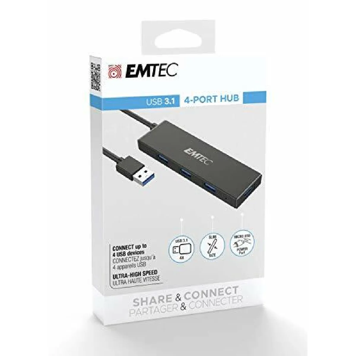 Emtec Hub Usb 3.1 Type-A