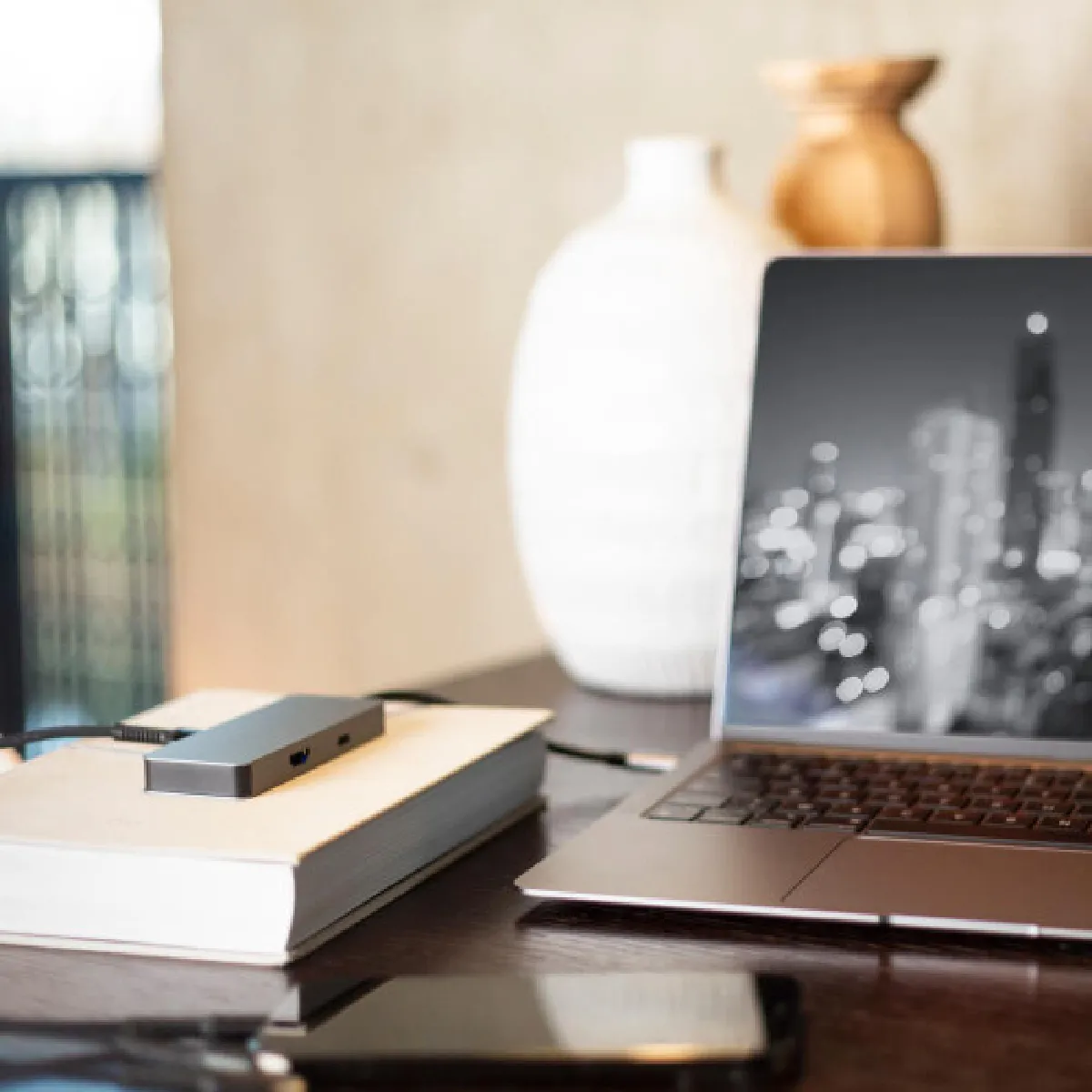 Livoo - Hub USB C - 7 en 1 - Gris - Image 3