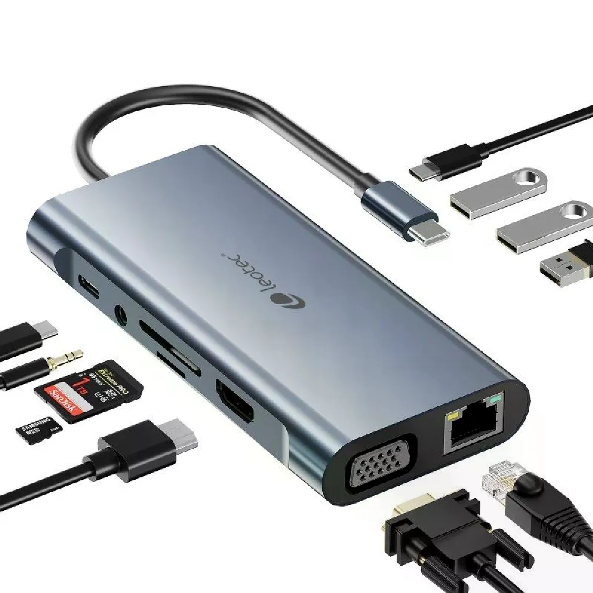 Leotec Hub Usb-C - 1 Port Hdmi