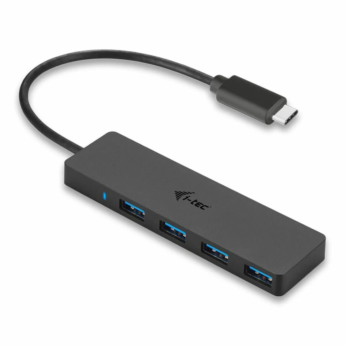 I-Tec Noir C31hub404 Hub Usb 4 Ports Usb-A Usb 3.0 5 Gbit/S Avec Fiche Mâle Usb-C C31hub404 - Image 4
