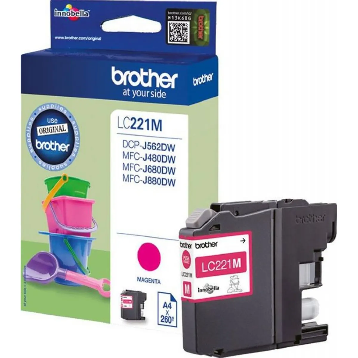 Brother Cartouche d'encre magenta LC221
