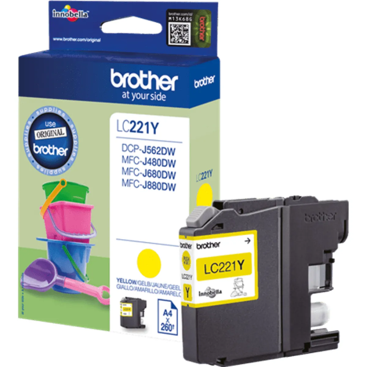 Brother cartouche d'encre jet d'encre - Jaune