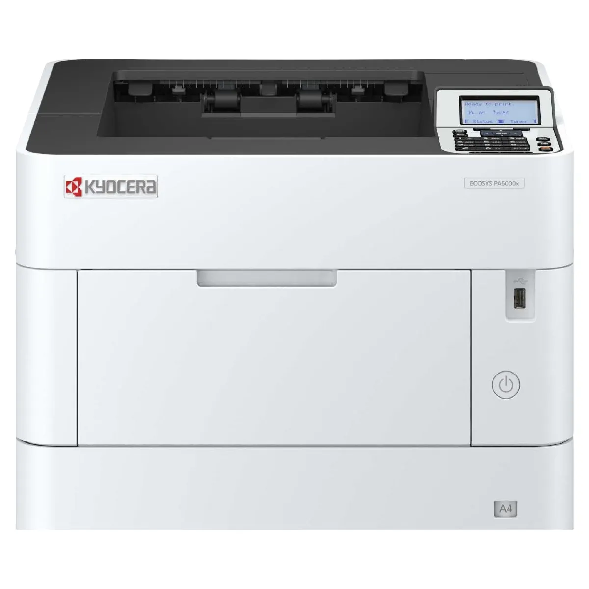 Kyocera Blanc Imprimante Laser Monochrome Ecosys Pa5000x - 50 Ppm - Recto-Verso Automatique
