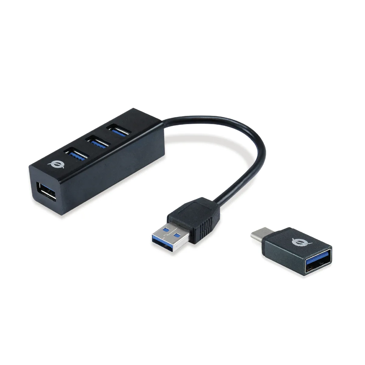 Conceptronic - Hub USB 3.2 Gen 1 - Concentrateur USB Type-A - 5 Gbit/s - Noir - Image 3