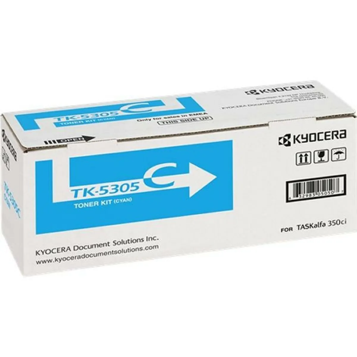 Kyocera Original TK Toner cyan 6.000 Pages 1T02VMCNL0 pour TASKalfa 350ci - vue 2