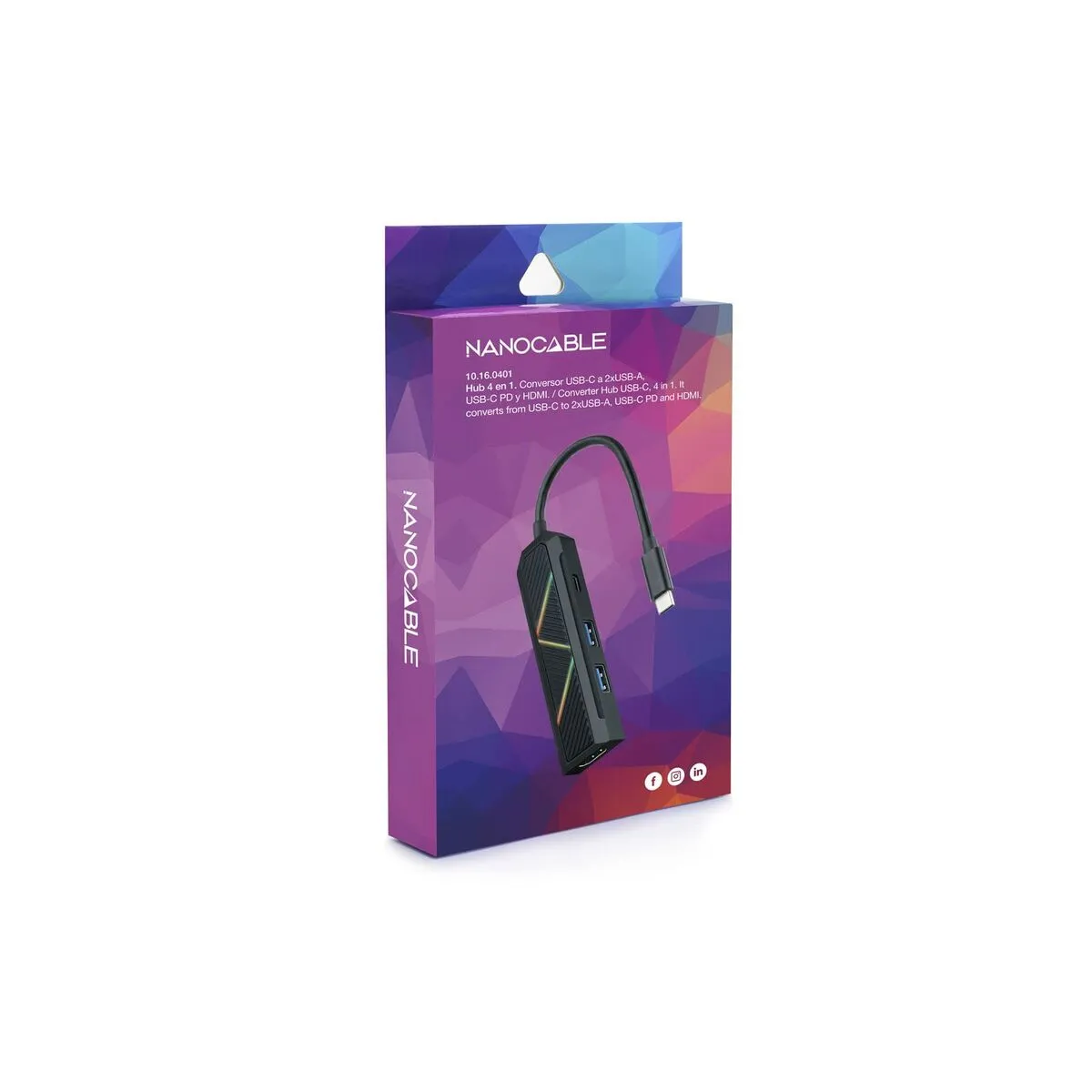 Nanocable Hub Usb-C Hdmi Et Usb