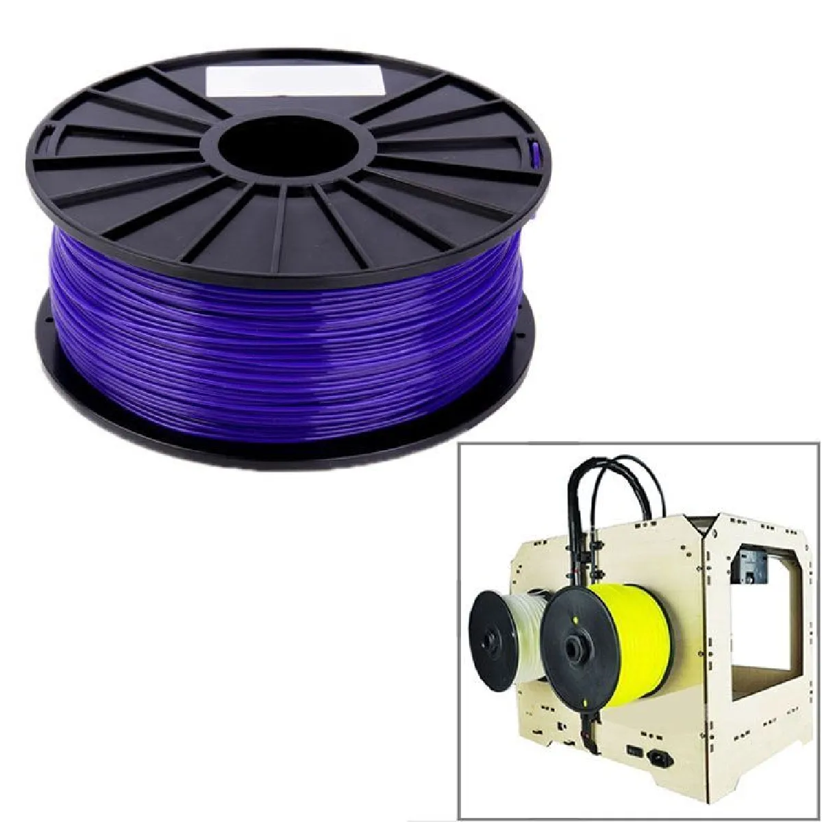 Yonis Violet Bobine Filament 3D Pla