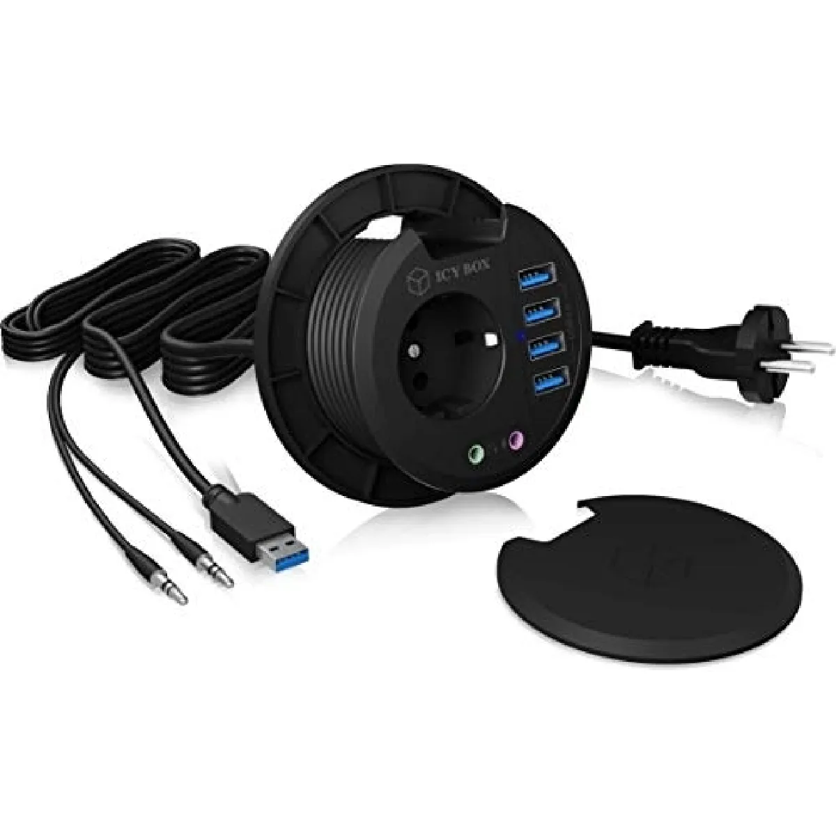 Icy Box Hub Usb 3.0 - Usb-A 3.2