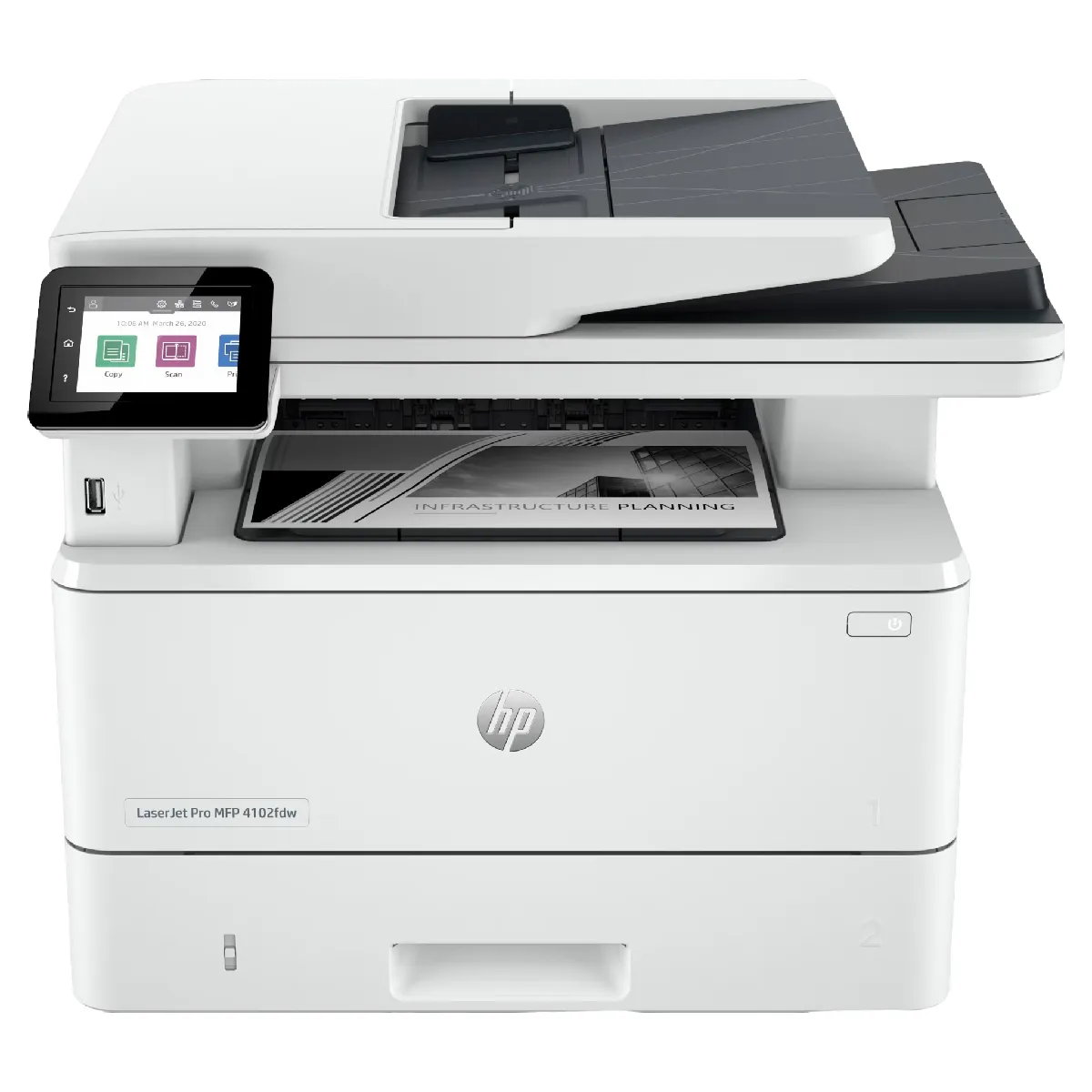 HP Laserjet Pro Mfp 4102Fdw Imprimante Multifonctions Et Taille 38 Noir/Blanc de Inmac Wstore - Image 5