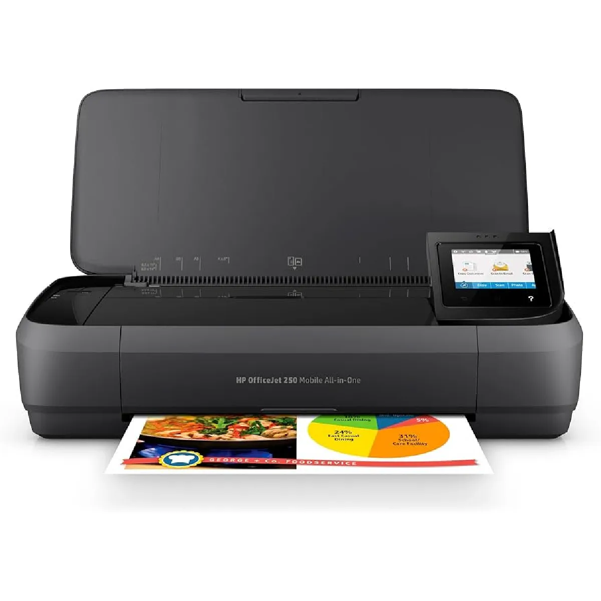 HP OfficeJet 250 Imprimante Tout en Un Portable Fonction Impression Copie Numérisation jusqu'à 600 dpi Wi Fi et USB - vue 5