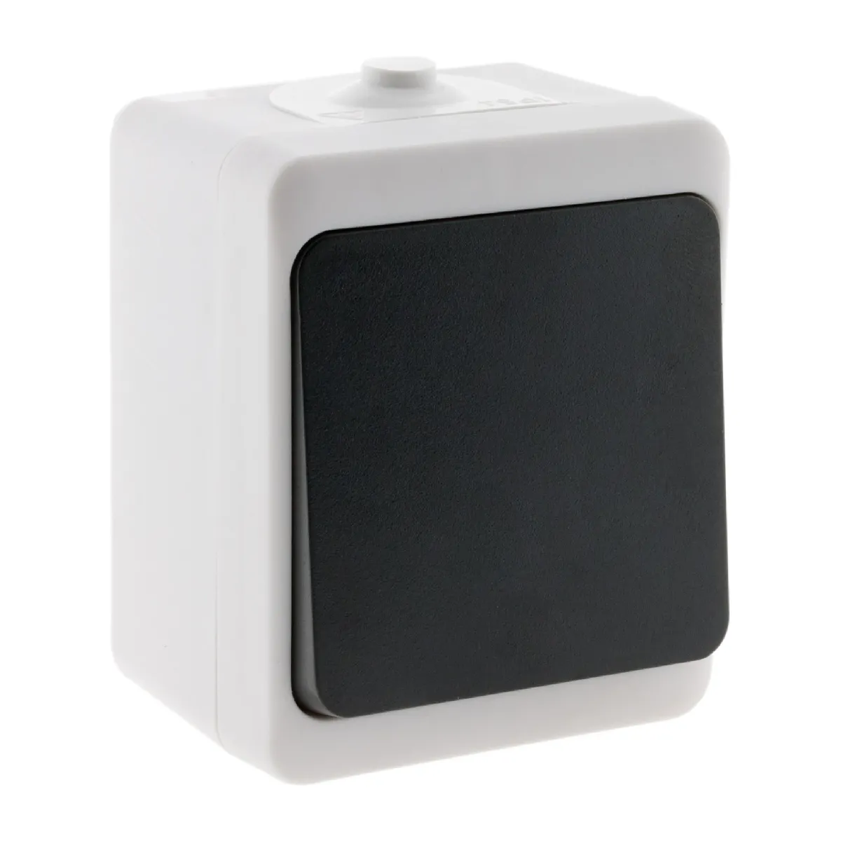 Zenitech Interrupteur Va-et-vient IP54 Noir pour Installation Électrique en Milieu Humide - Image 3