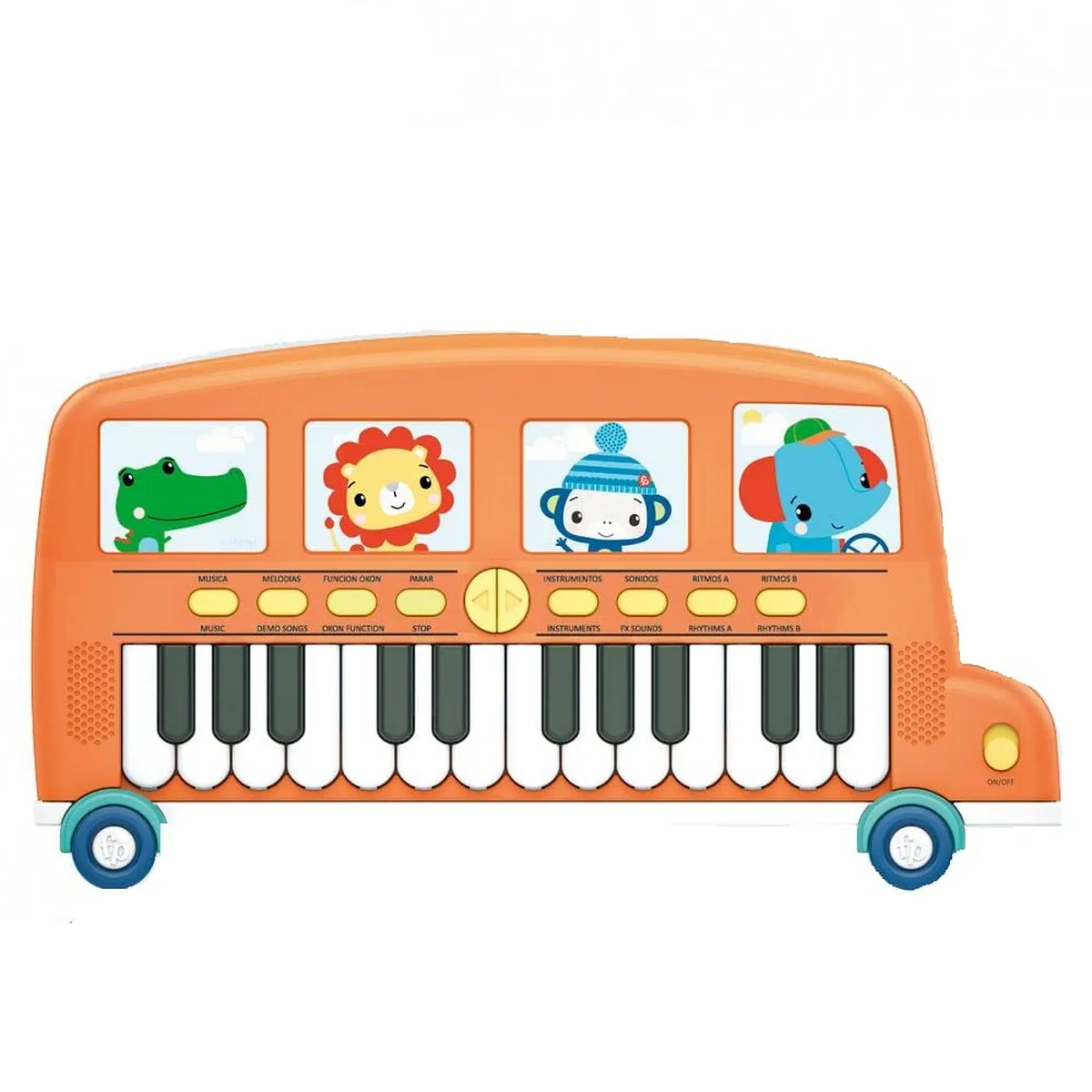 Fisher Price Jouet musical Piano Électronique Le Bus