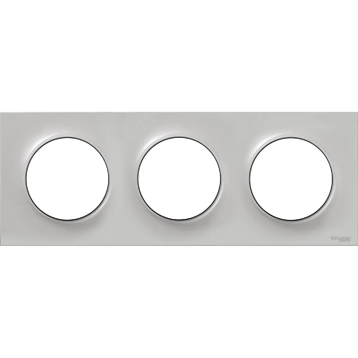 Schneider Electric Plaque 3 Postes Odace Styl - vue 2