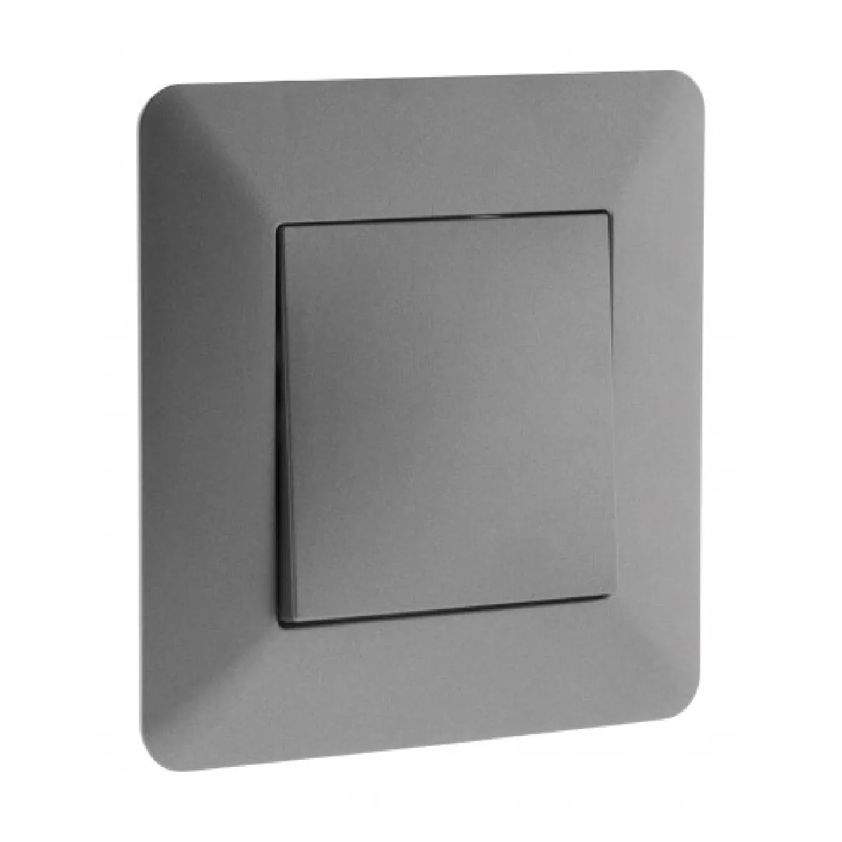 Zenitech Interrupteur Va-Et-Vient - Titane