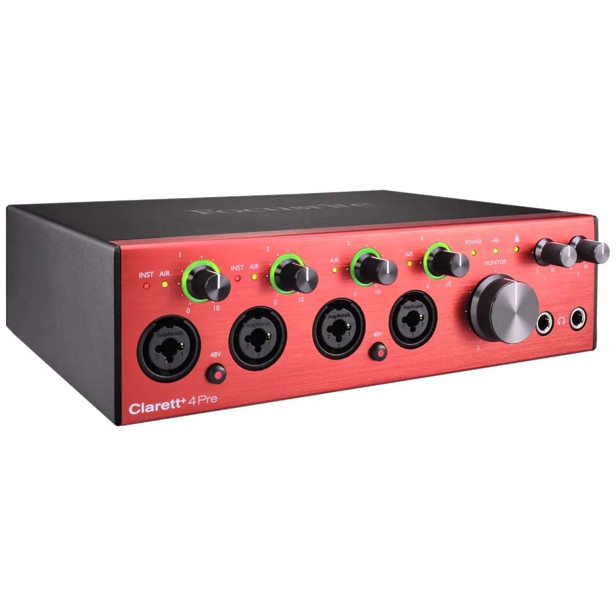 Focusrite - Clarett+ 4Pre - Interface Audio USB - 18 entrées / 8 sorties - Image 4