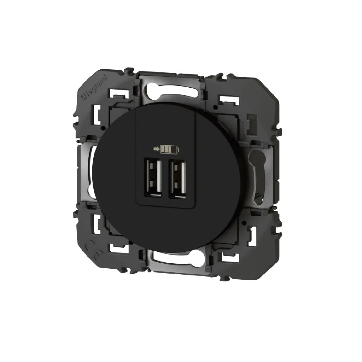 Legrand Noir Dooxie Double Chargeur Usb