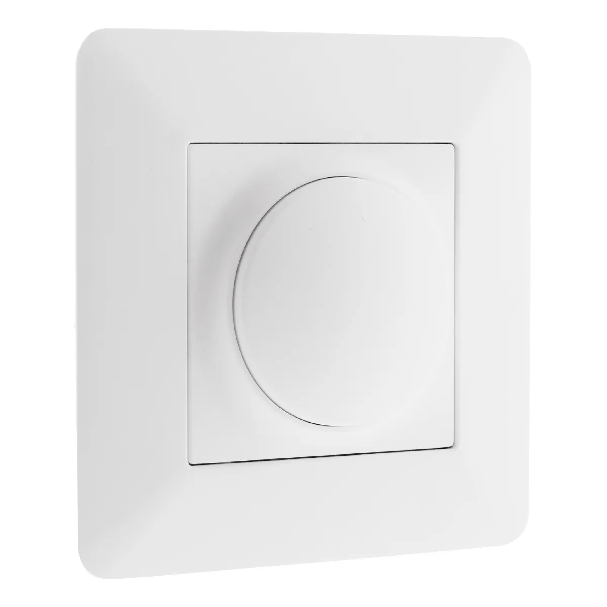 Zenitech - Variateur Rotatif pour LED - Blanc - Installation Encastrée - Image 3