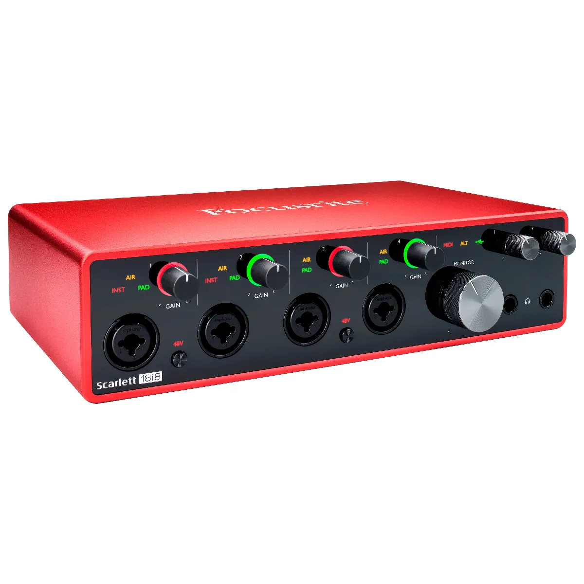 Interface audio USB Focusrite Scarlett 18i8 3ème génération pour enregistrement en studio - Image 3