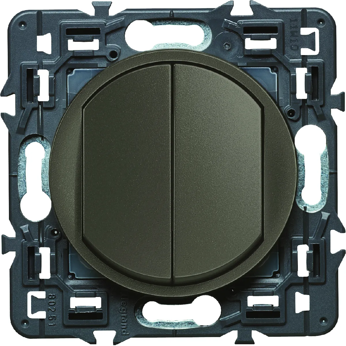 LEGRAND - Celiane - Poussoir et Va-et-vient - 6A - Graphite - Image 3