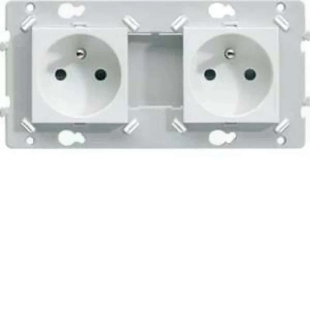 Hager Blanc Essensya Prise De Courant De Courant Double 2Pt - Image 3