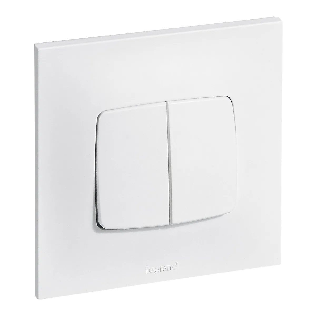 Non Communiqué Blanc Legrand - Interrupteur Va Et Vient + Poussoir 10A Complet - Neptune - Image 2