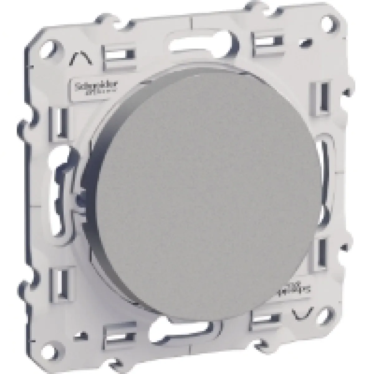 Schneider Electric Aluminium Interrupteur Va-Et-Vient Odace 10A À Vis - S530204 - Image 3