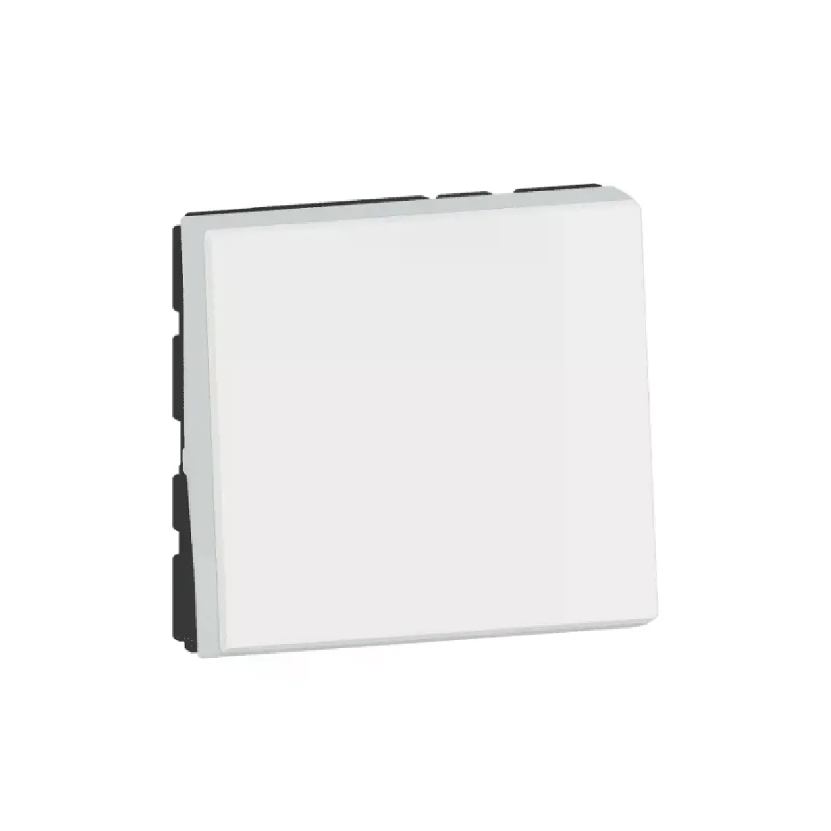 Legrand Noir Interrupteur Ou Va-Et-Vient Mosaic Easy-Led 2 Module 10Ax 250V - 077011L - Image 3