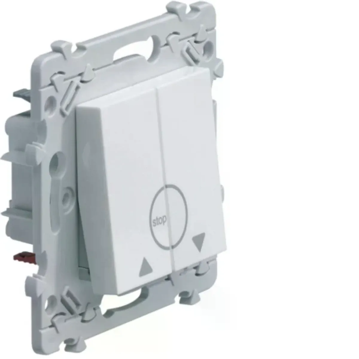 Hager Blanc We301 Essensya Double Poussoir Volet Roulant. - Image 2
