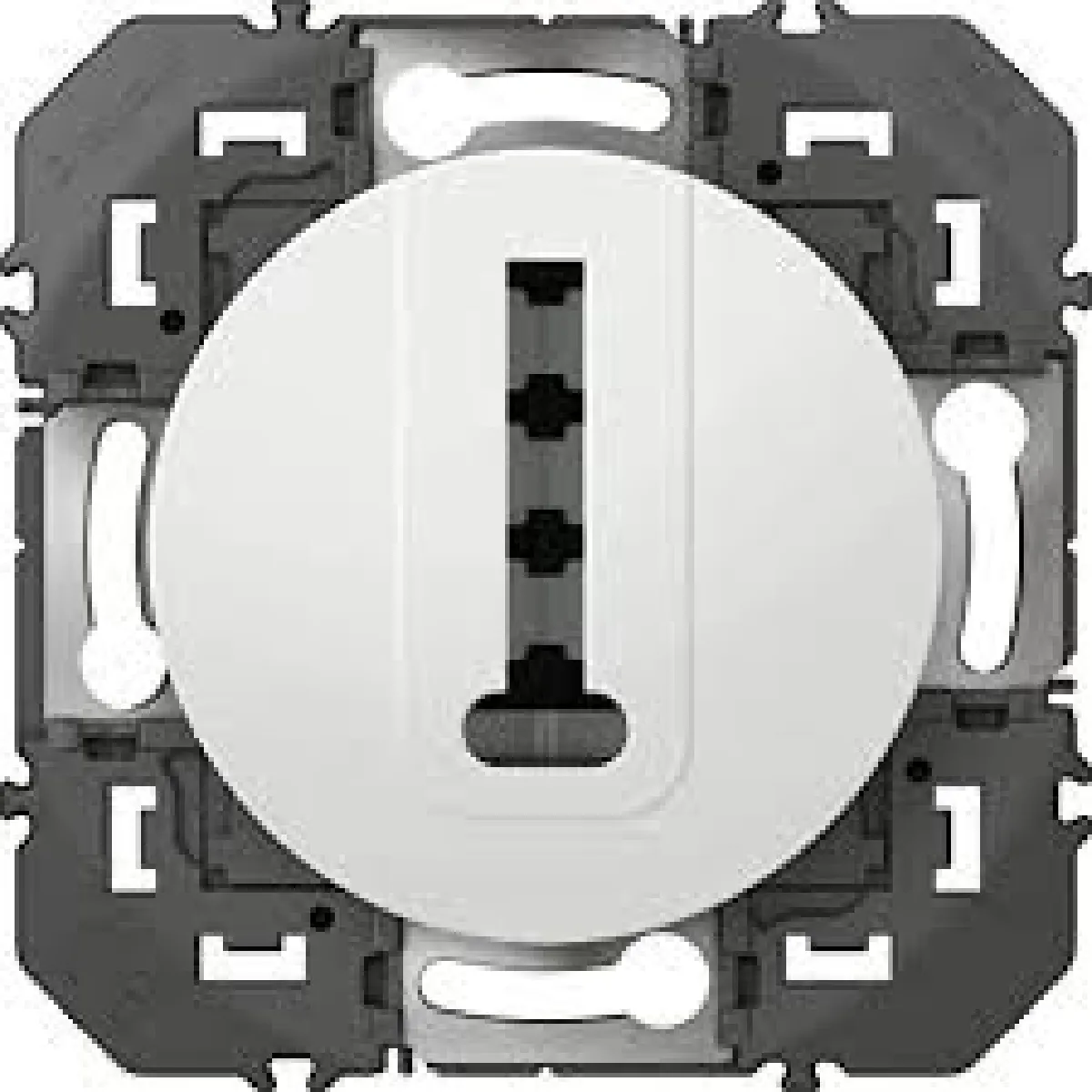 LEGRAND - Dooxie - Double prise USB-A 2,4A 12W à composer - Blanc - Image 3