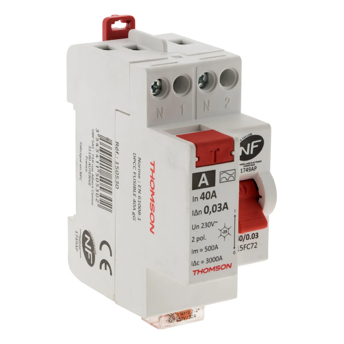 Thomson Interrupteur Différentiel Type AC - vue 3