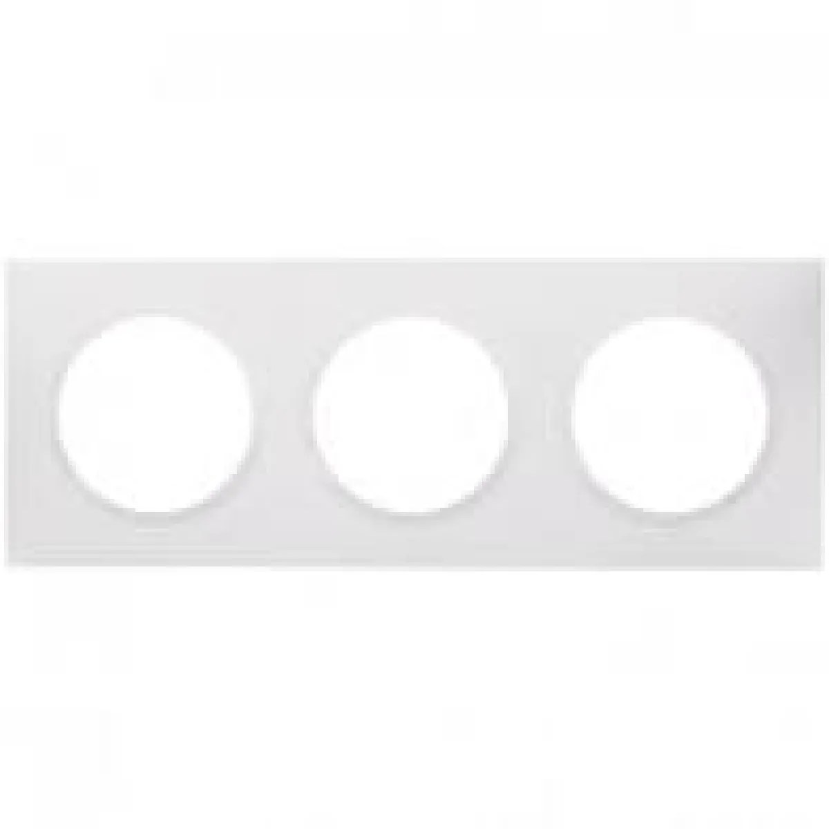 LEGRAND - Plaque de finition Dooxie - 3 postes - Blanc - Image 4
