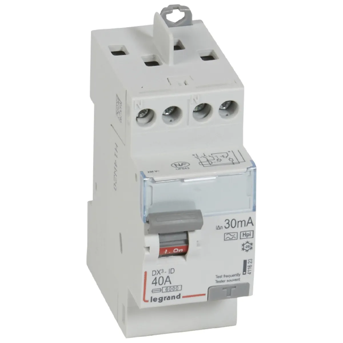 Legrand Interrupteur Différentiel - 40A - 30Ma - Type F - 230V - Vis/Vis - Image 2