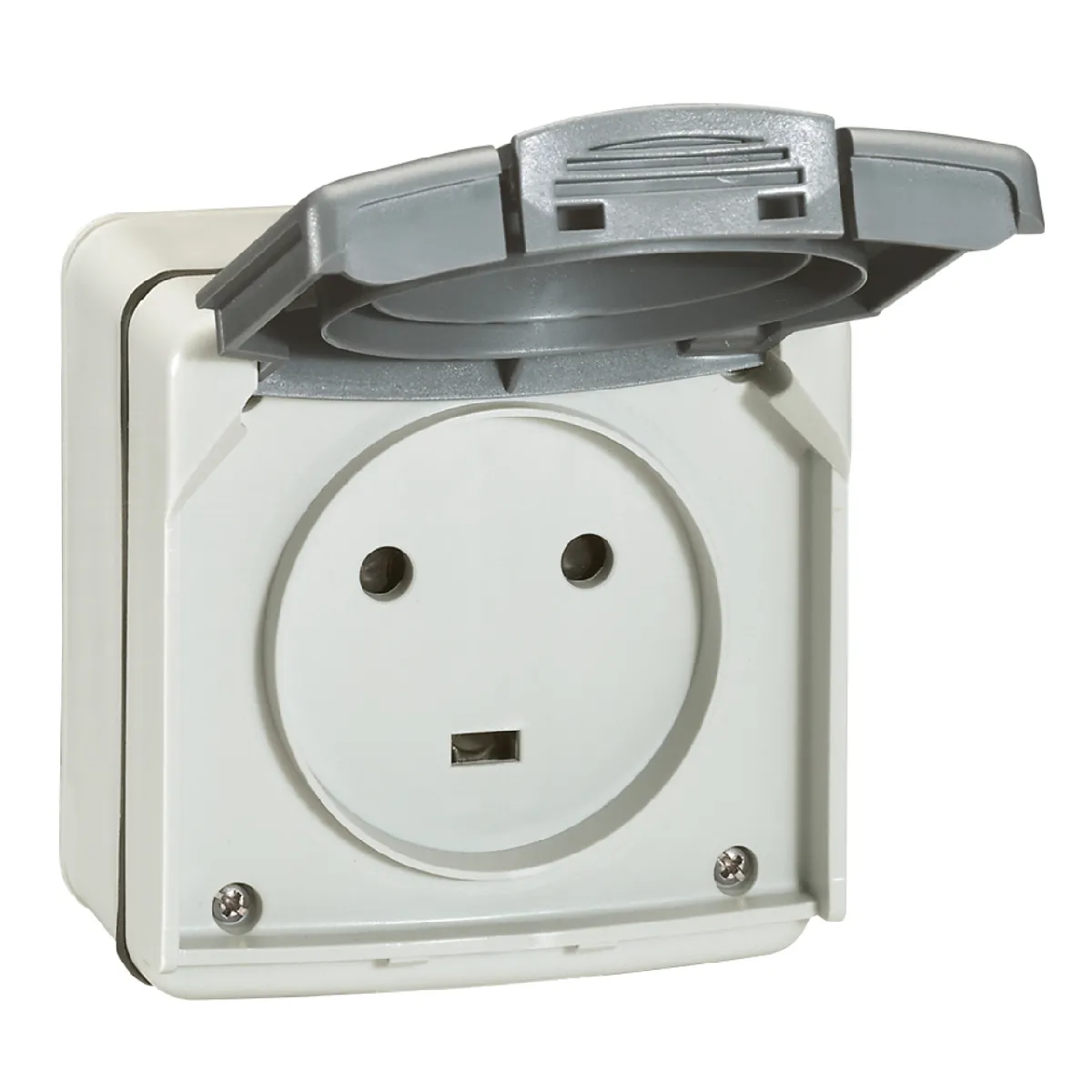 Legrand Gris Prise Plexo Complet 20A Saillie-2P+T - Image 4