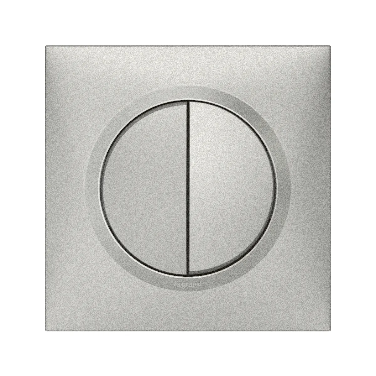 LEGRAND - Double interrupteur va et vient - Dooxie - Aluminium - Image 3