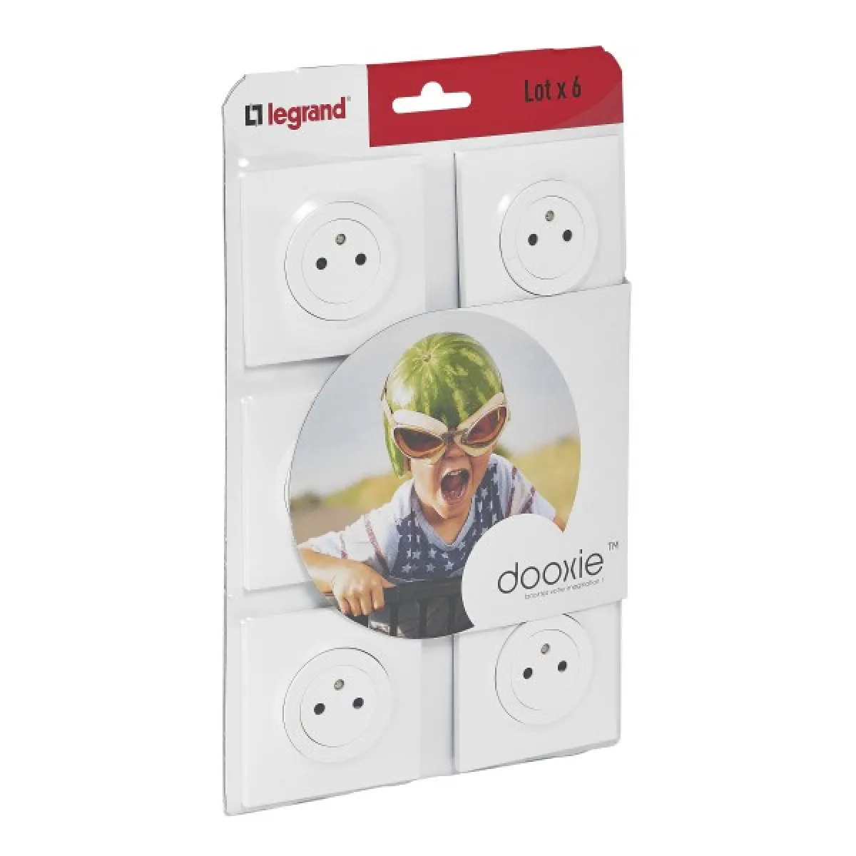 Legrand Blanc Dooxie 6 Prises 2P+T