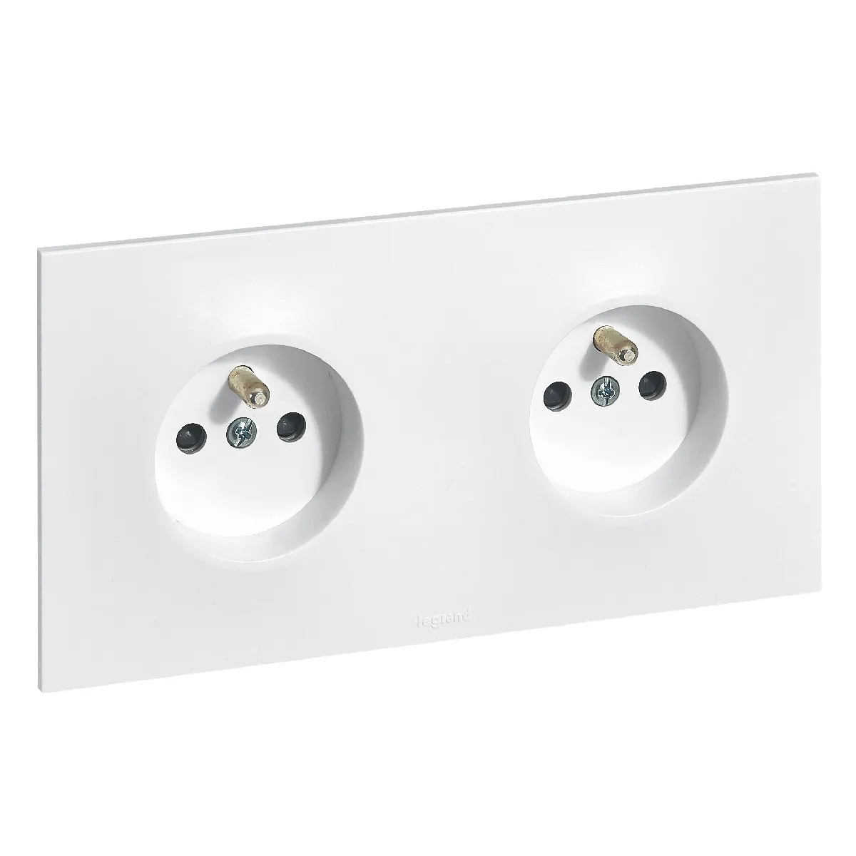 Legrand Blanche Neptune - Prise Double 2P+T