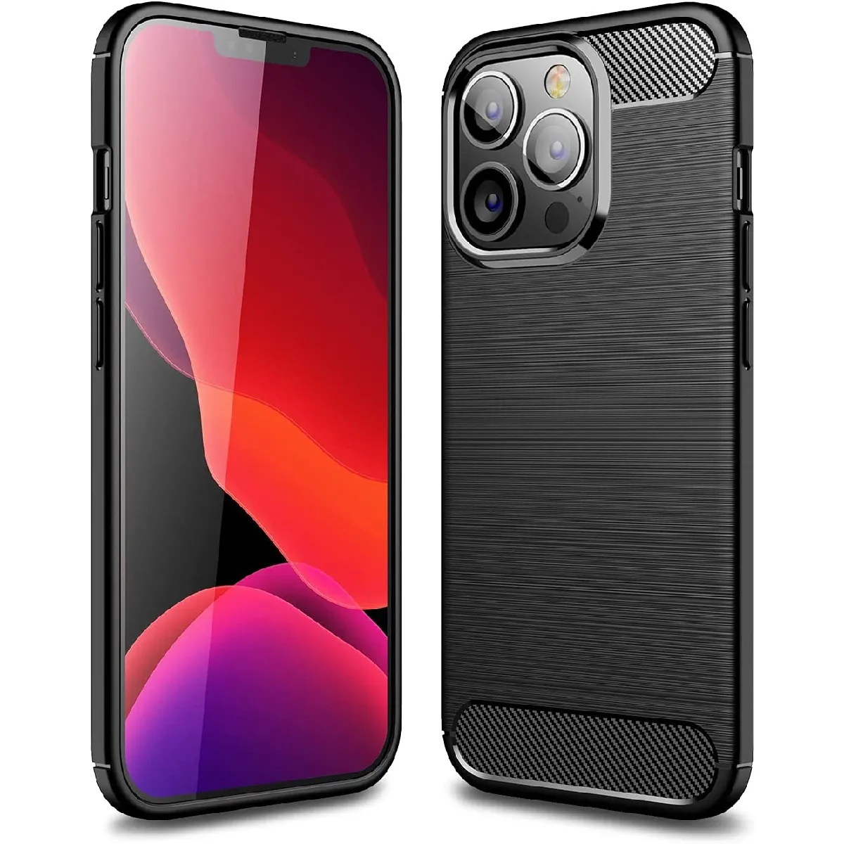 XEPTIO - Coque de protection - iPhone 13 Pro Max - Noir - Antichoc - Image 3