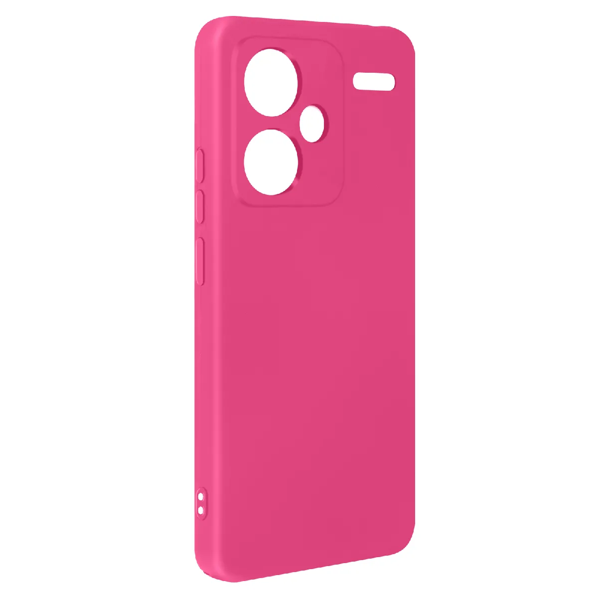 Avizar Coque Pour Xiaomi Redmi Note 13 Pro Plus 5G Soft-Touch Anti-Traces Fuchsia