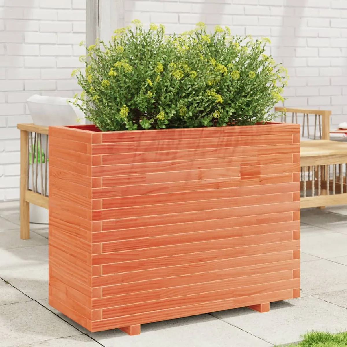 Vidaxl Marron Jardinière - Cire