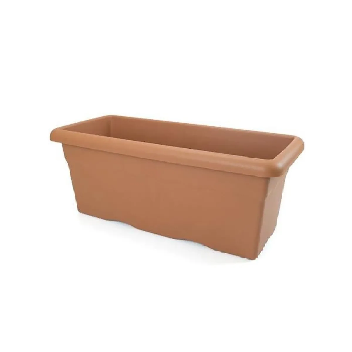PLASTIKEN Jardinière rectangulaire Ø 100 X 44 cm Terracotta - vue 2