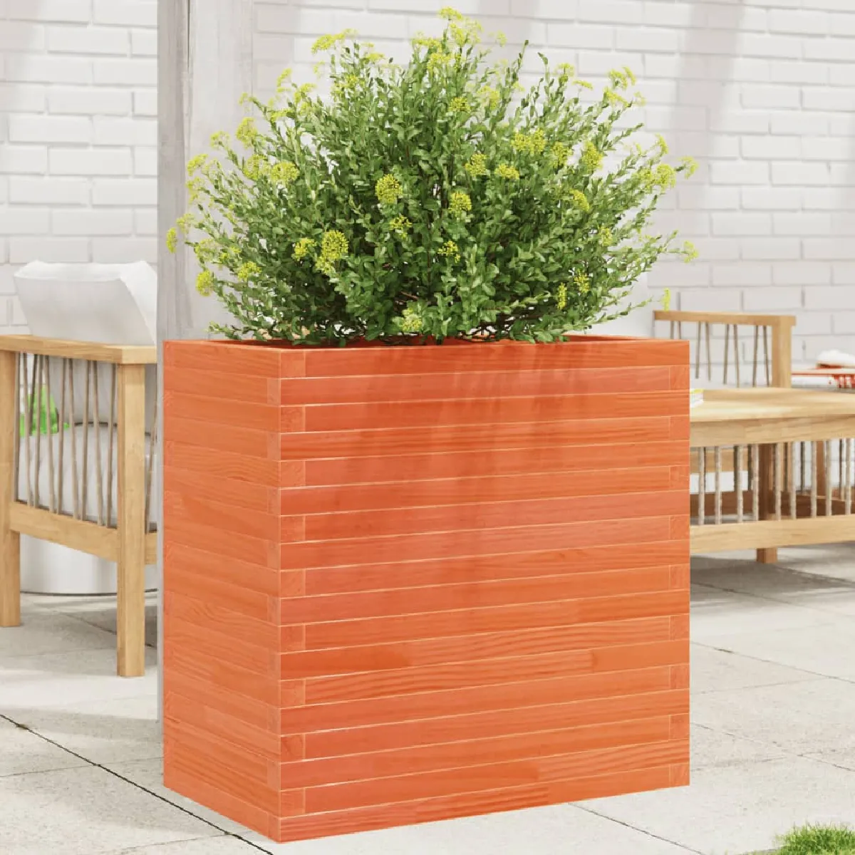 Vidaxl Marron Jardinière - Cire