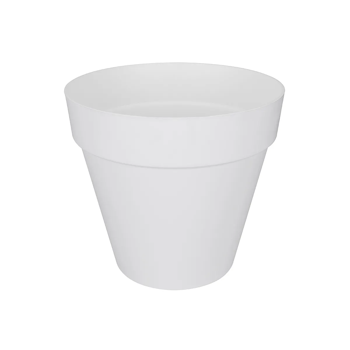 Elho - Pot de fleurs rond Loft Urban - 50 cm - Blanc - Image 3