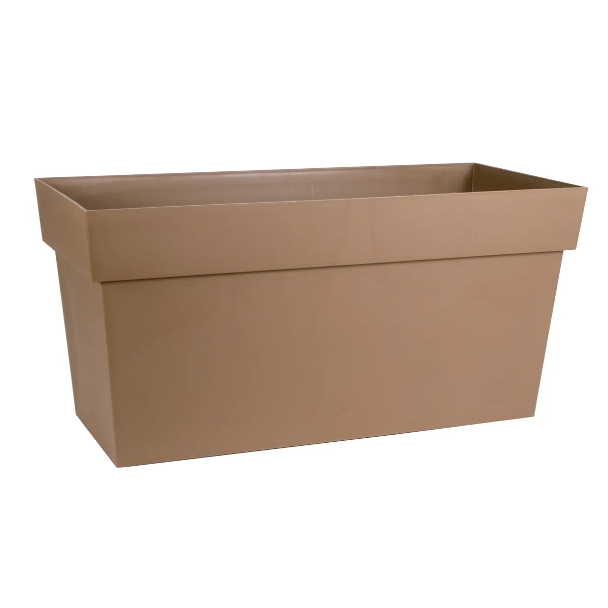 Eda Plastiques Jardinière Muret Toscane 79 X 36 X 39 Cm Taupe - Eda