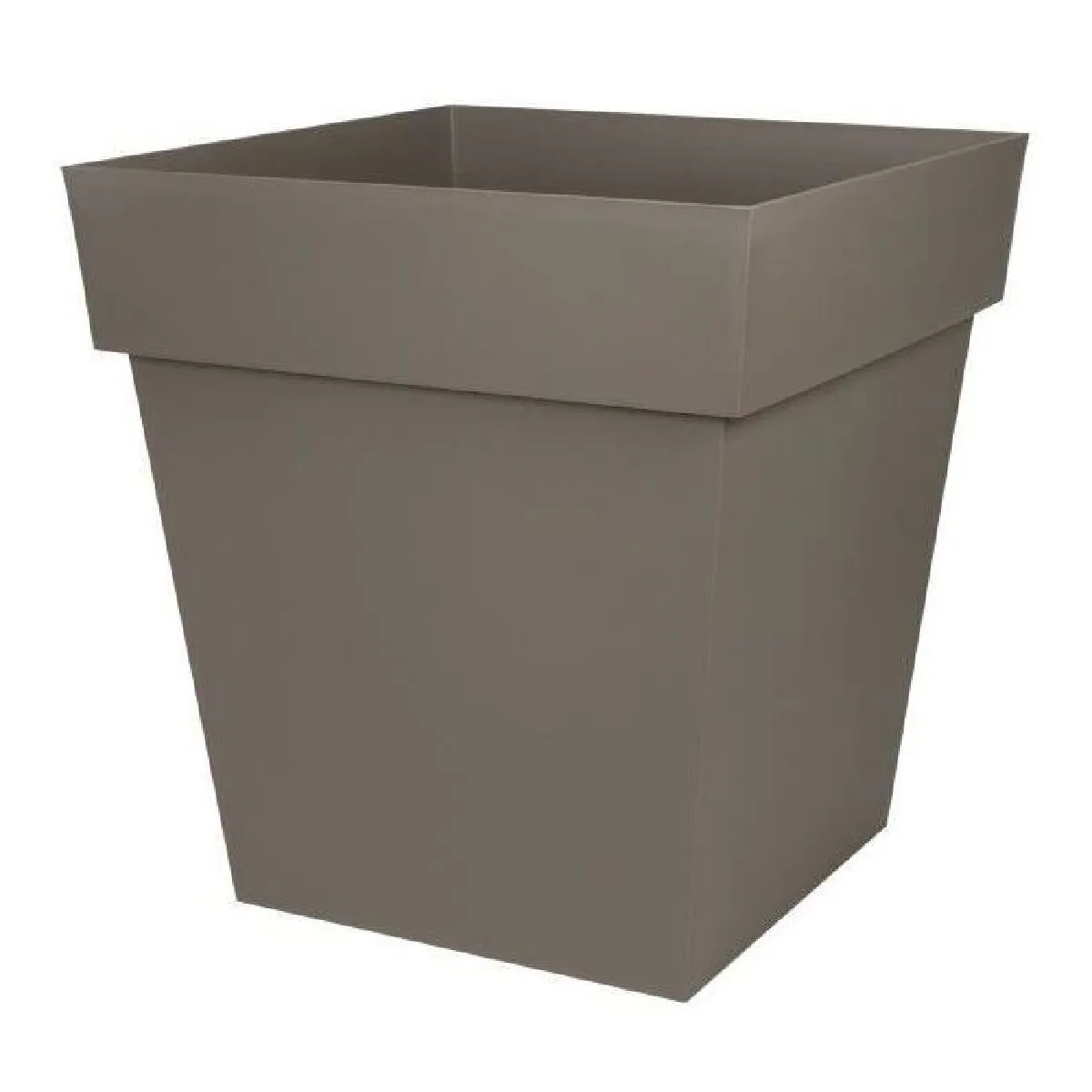 Eda Plastiques Pot De Fleurs Carré Toscane