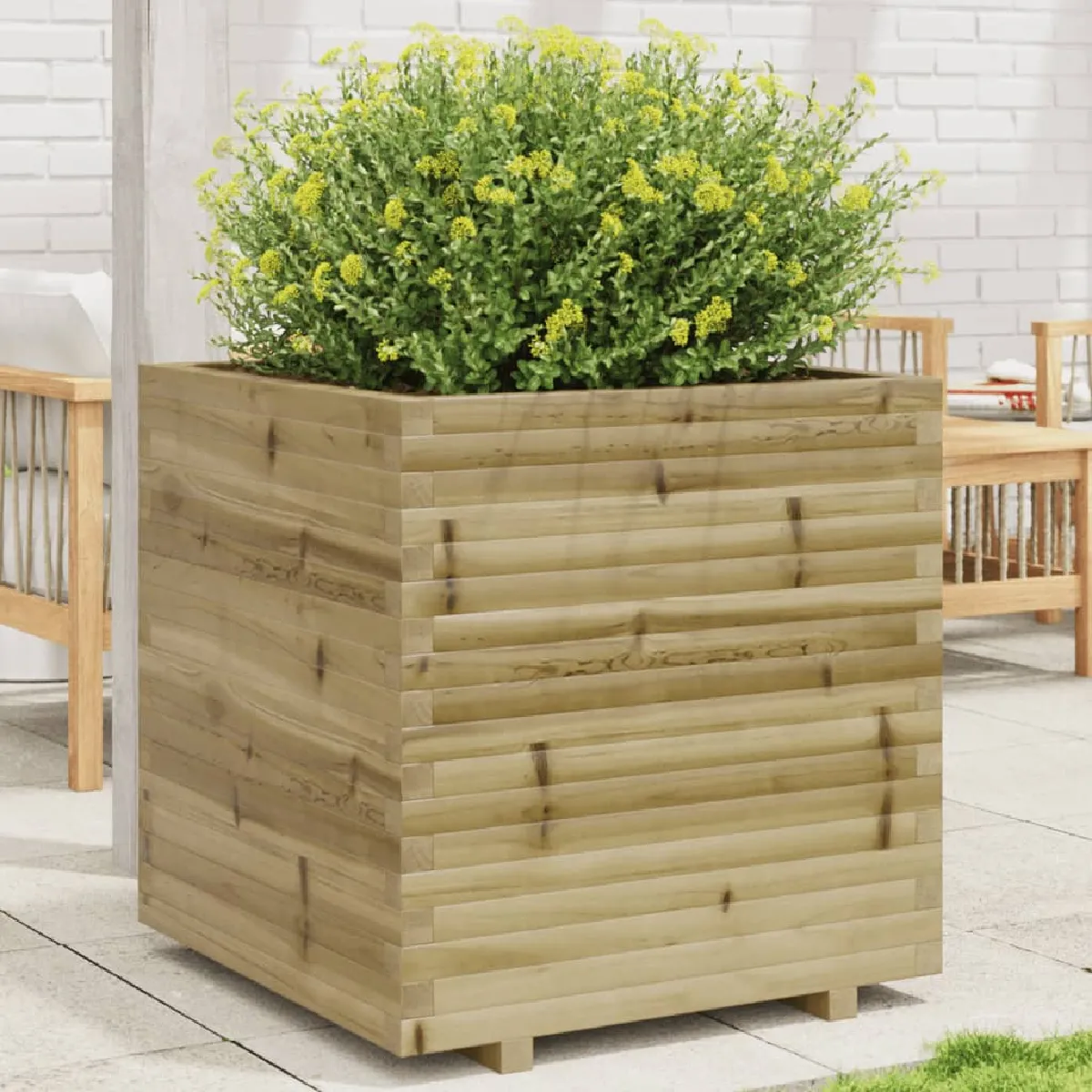 vidaXL Jardinière bois de pin imprégné - vue 3