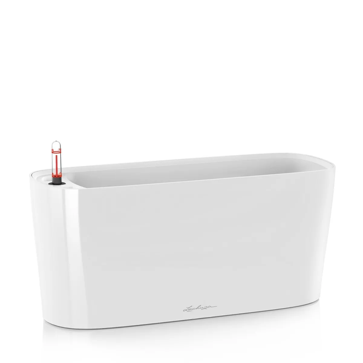 GENERIQUE LECHUZA Jardini&egrave;re de table Delta 20 ALL-IN-ONE Blanc brillant 15560