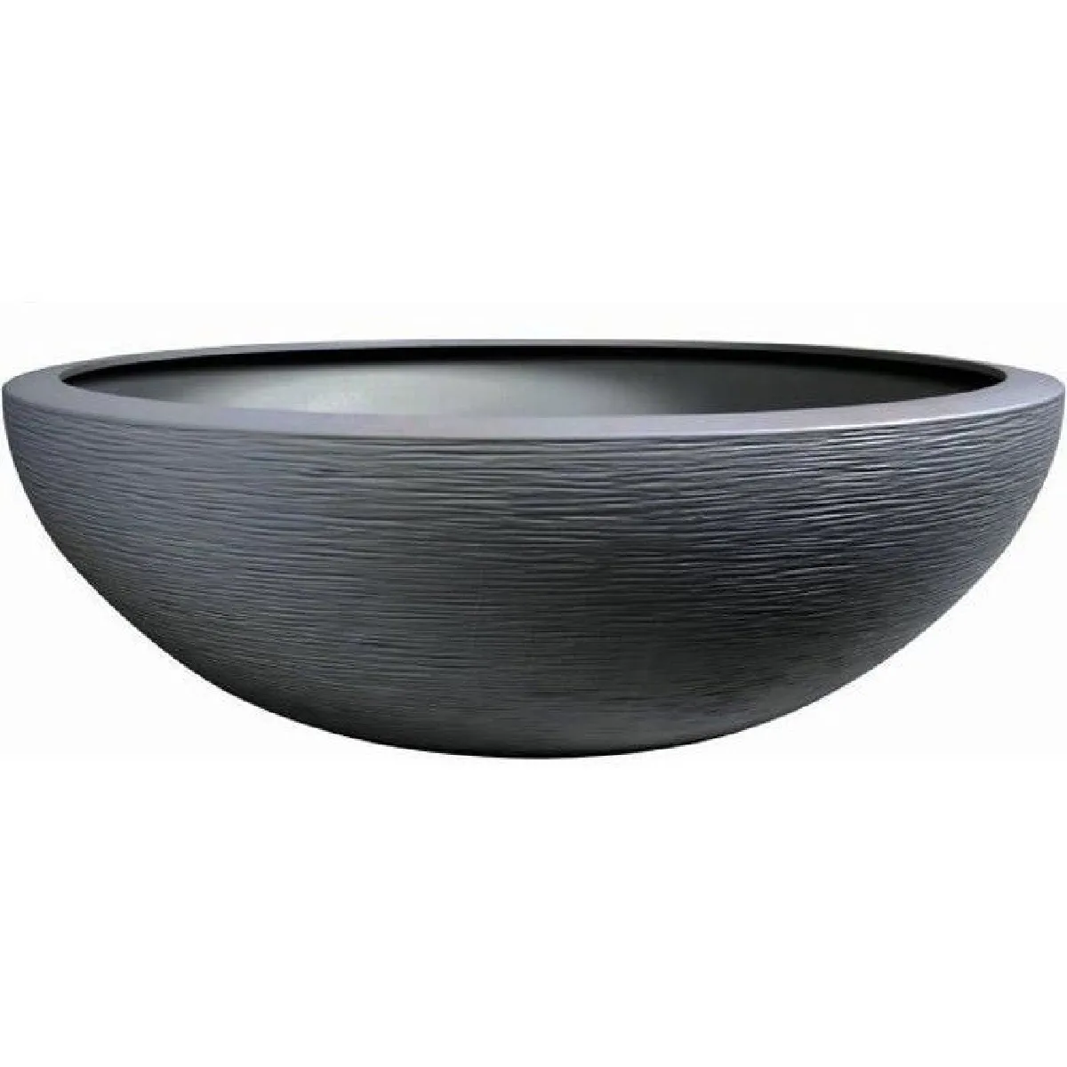 Pot vasque EDA Graphit Up Ovale Ø59 cm 39 L Gris Anthracite Double Paroi Anti-UV - Image 3