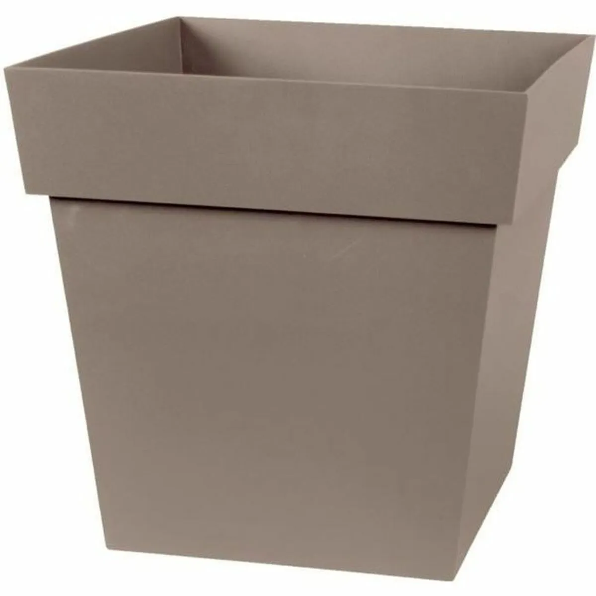Eda Pot Carré Toscane 32Cm - Contenance 22L - Taupe - Image 3
