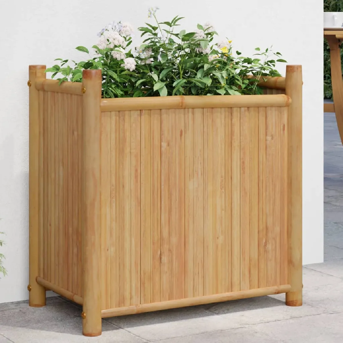 VIDAXL Jardinière bambou 50 cm